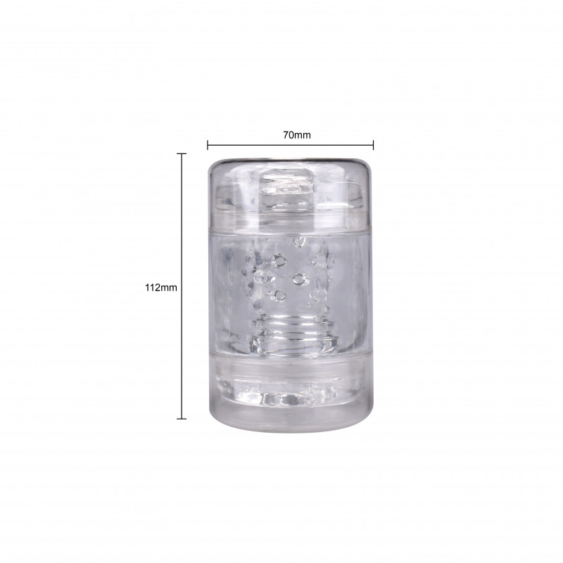 Мастурбатор открытый прозрачный M303